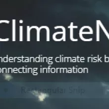 ClimateNode logo @understanding climate risk by connecting information