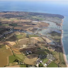 Medmerry, West Sussex. UK's largest managed coastal realignment project